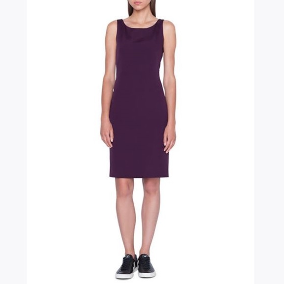Akris Dresses & Skirts - AKRIS Purple Silk Crepe Sleeveless Shift Dress 6